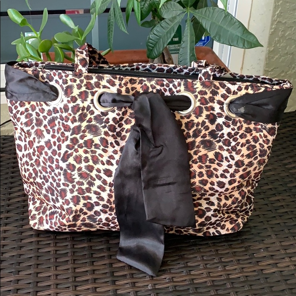 Leopard and Bow Dress purse